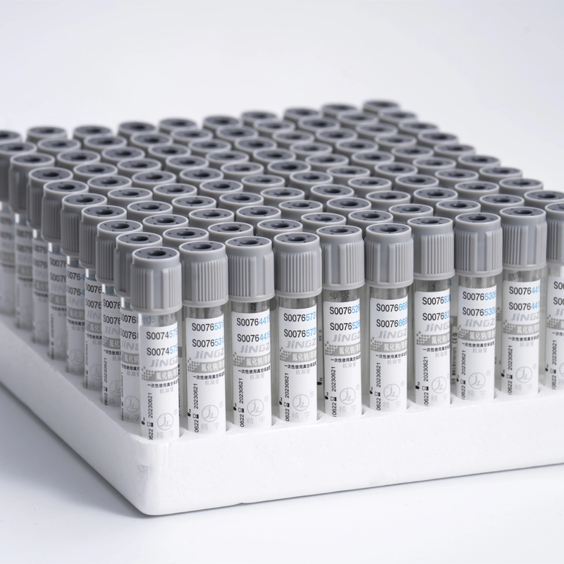 Glucose Tube,Sodium Fluoride Gray Cap 3ml 100/pk