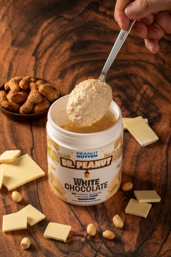 Dr. Peanut – White Chocolate Peanut Butter (Gluten-Free, No Added Sugar) - Image 2