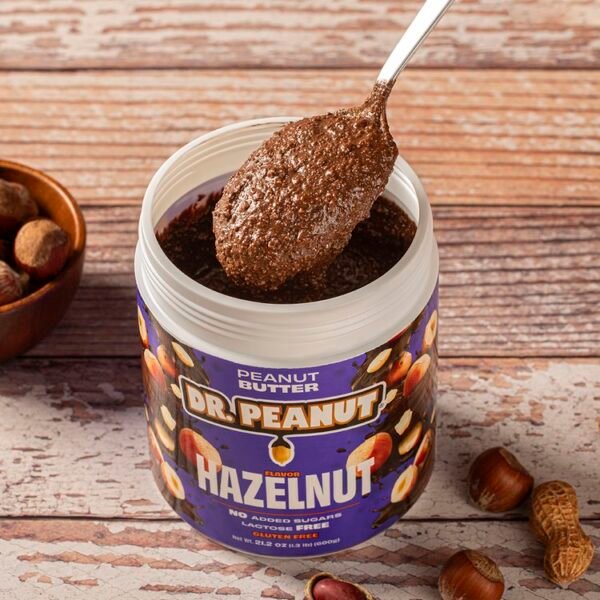 Dr. Peanut – Hazelnut Peanut Butter (Gluten-Free, No Added Sugar) - Image 2